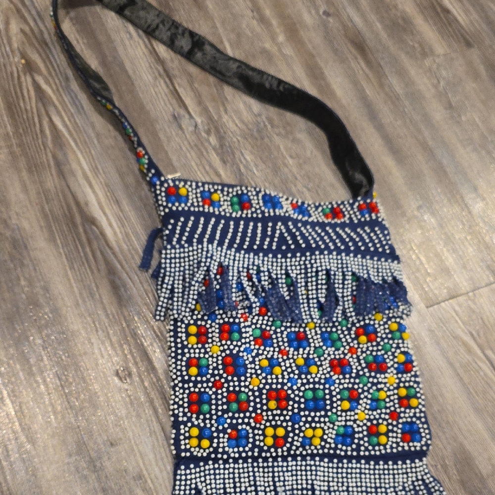 Colorful Beaded Women's Bag